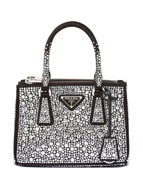 prada bejeweled bag|Crystal Satin Handbag With Crystals .